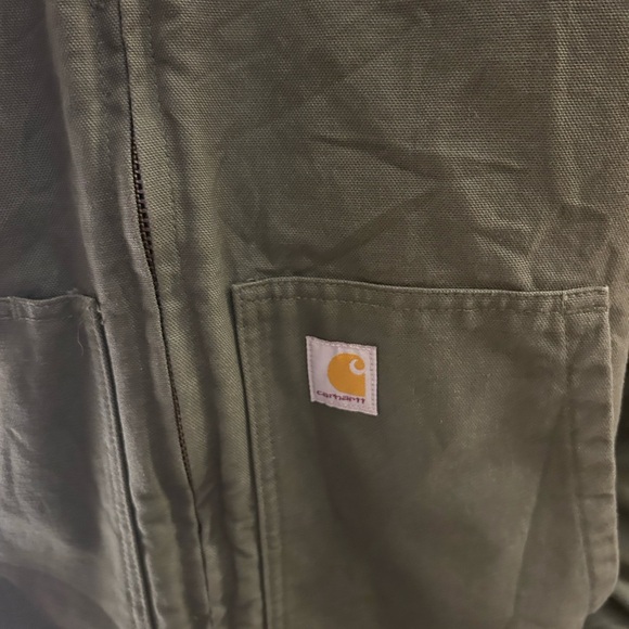 Carhartt Olive Detroit Jacket MINT - Picture 2 of 9